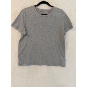 Gap Mens Organic Cotton Vintage Crew T-Shirt Heather Grey 795346-05-1 L